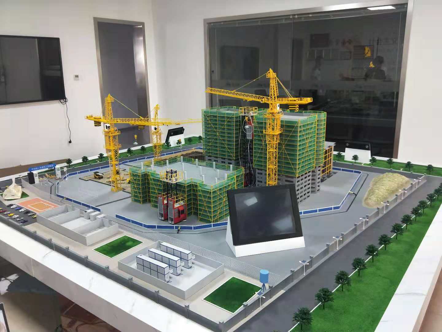 东莞建筑施工场景模型